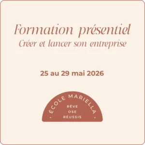 Formation présentiel - Créer et lancer son entreprise - Mai 2026 - Du 29 janvier au 29 mai 2026