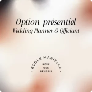 Option présentiel - Wedding Planner + Officiant