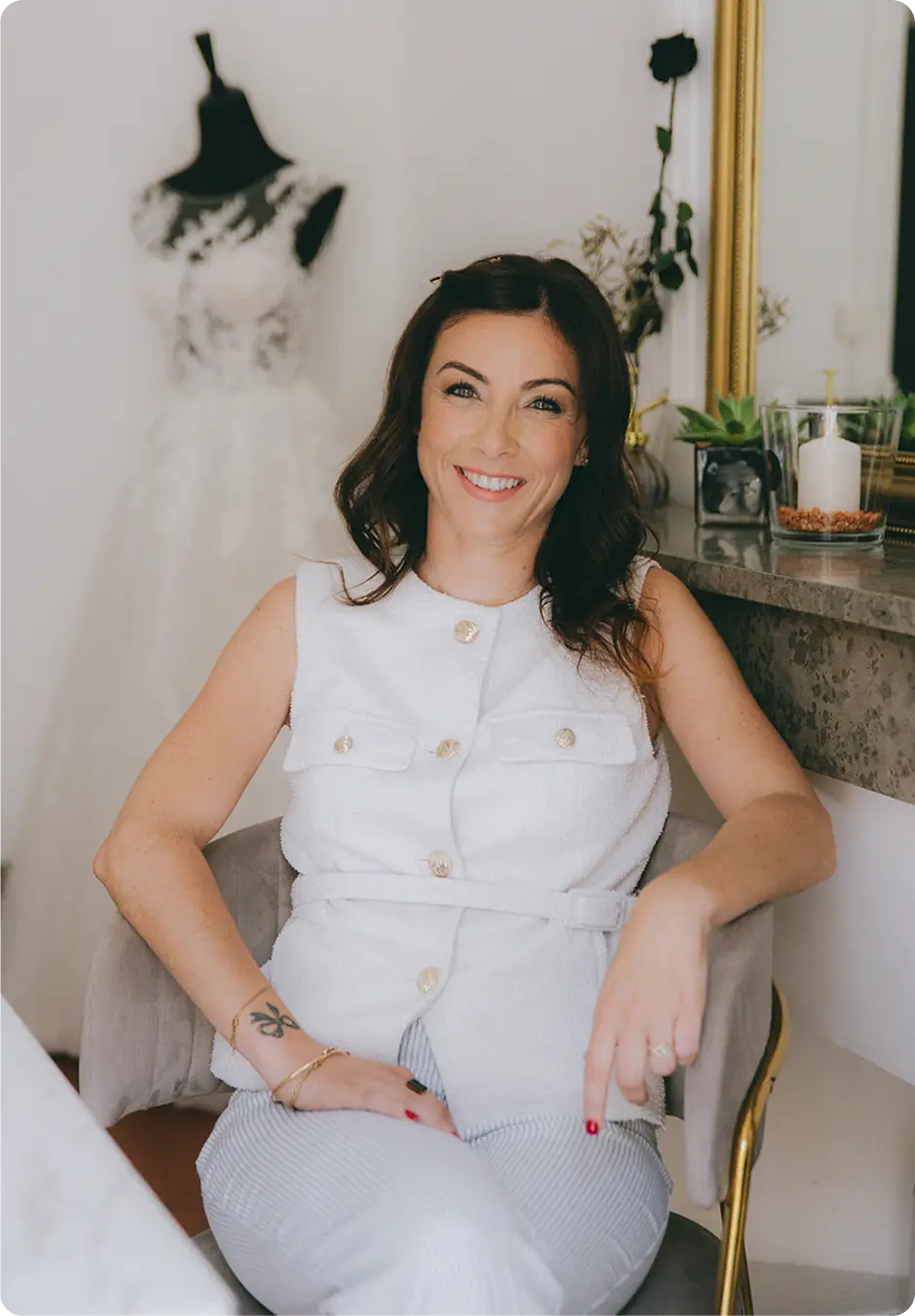 Virginie Bonfiglio, tout sourire, fondatrice de l’École Mariella à Nîmes.